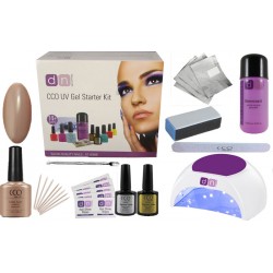 Field Fox Deluxe 1 Colour Nail Gel Kit With Choice of Lamp